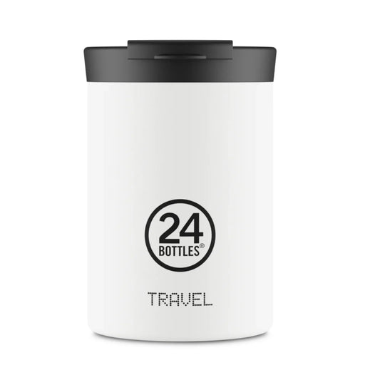 24Bottles Termos šalica Travel Tumbler - Ice White (350 ml)