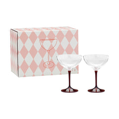 Anna + Nina Set čaša za šampanjac - Love