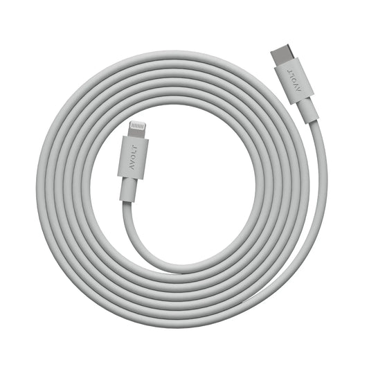 Avolt Kabel 1 - USB-C Gotland Grey - 2 m