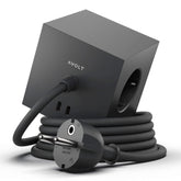 Avolt Square 1 Stockholm Black USB-C - 1.8 m