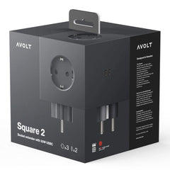 Avolt Square 2 Stockholm Black USB-C