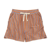 Bongusta Naram Gym Shorts Camel & Ultramarine