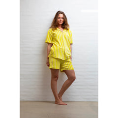 Bongusta Naram Košulja Pristine & Neon Yellow