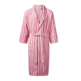 Bongusta Cotton Bathrobe - Baby Pink & Ski Patrol