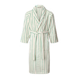 Bongusta Cotton Bathrobe - Pure White & Grass