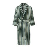 Bongusta Cotton Bathrobe - Seafoam & Deep Teal