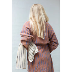 Bongusta Pamučni Kućni ogrtač - Camel & Ultramarine