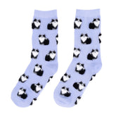 Coucou Suzette Socks Black & White Cat