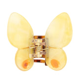 Coucou Suzette Mini Hair Clip Yellow Butterfly