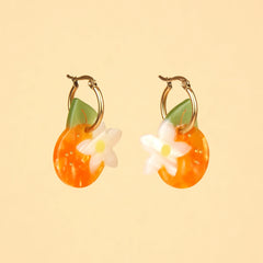 Coucou Suzette Naušnice Orange Blossom