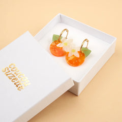 Coucou Suzette Naušnice Orange Blossom