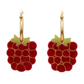 Coucou Suzette Earrings Raspberry