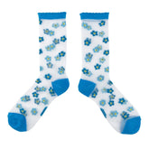 Coucou Suzette Sheer Forget Me Not Socks