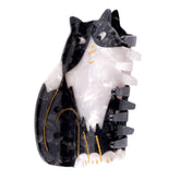 Coucou Suzette Hair clip Black & White cat