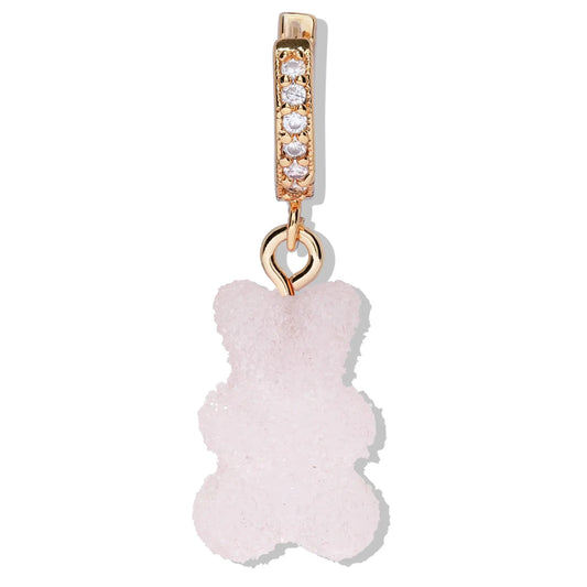 Crystal Haze Nostalgia bear Fizzy naušnica - Marshmallow