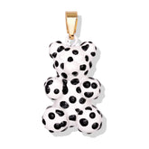 Crystal Haze Nostalgia bear Mega pendant - Dalmatian