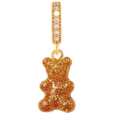 Crystal Haze Nostalgia bear Pave pendant - 24K