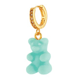 Crystal Haze Nostalgia bear earring - Havana