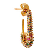 Crystal Haze Pin Up Earring - Rainbow