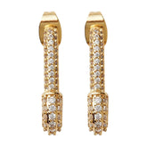 Crystal Haze Pin Up earring large - 1 pc.