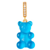 Crystal Haze Nostalgia bear Mega pendant - Azure