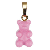 Crystal Haze Nostalgia bear pendant - Candy pink