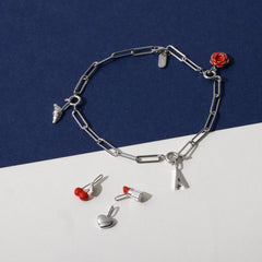 Design Letters Privjesak Cherry - srebrni