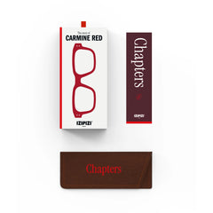 IZIPIZI #Q READING CHAPTERS Carmine Red