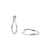 PDPAOLA Air mini earrings - silver