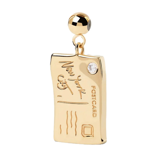 PDPAOLA Charm privjesak NYC Postcard