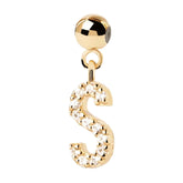 PDPAOLA Charm pendant Letter