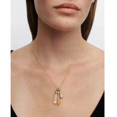 PDPAOLA Drop large pendant - Rock Crystal