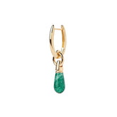 PDPAOLA Jupiter earring - Green Aventurine