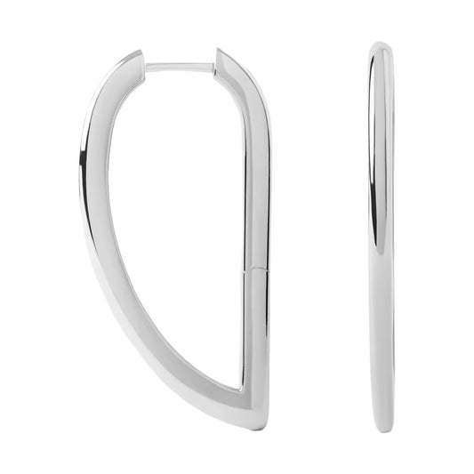 PDPAOLA Naušnice Vento - srebrne