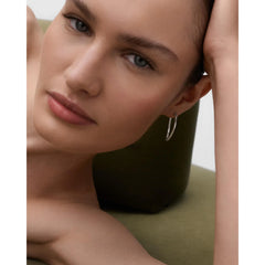 PDPAOLA Naušnice Vento - srebrne