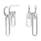 PDPAOLA Nexa earrings - silver