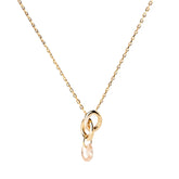 PDPAOLA Peach Lily necklace