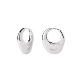 PDPAOLA Volcano earrings - silver