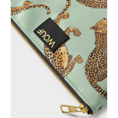 Wouf Tanki neseser XL Emerald Leopard