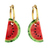 Coucou Suzette Earrings Watermelon