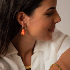 Crystal Haze Mini ring naušnice - Lavender