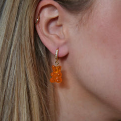 Crystal Haze Nostalgia bear naušnica - Fanta