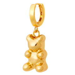 Crystal Haze Nostalgia bear naušnica - Gold