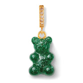 Crystal Haze Nostalgia bear earring - Green Haze