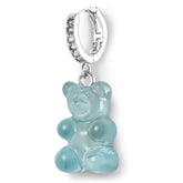 Crystal Haze Nostalgia bear earring - Mediterranean silver