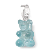 Crystal Haze Nostalgia bear pendant - Mediterranean silver