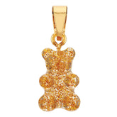 Crystal Haze Nostalgia bear pendant - 24k