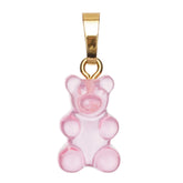 Crystal Haze Nostalgia bear pendant - Bubblegum pink