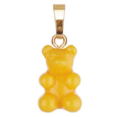 Crystal Haze Nostalgia bear pendant - NYC Taxi