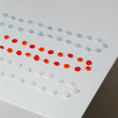 Labro Fiori ogrlica - bijela